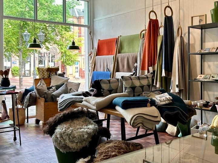 Decken und Bettdecken aus Schafswolle