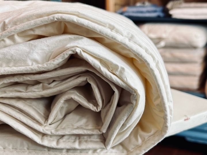 Schurwolldecke für den Sommer